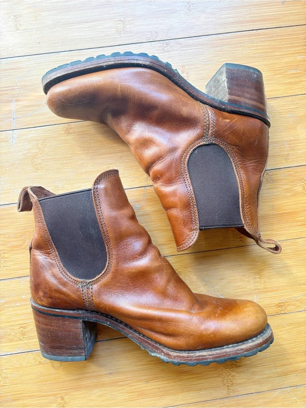 Frye brown leather